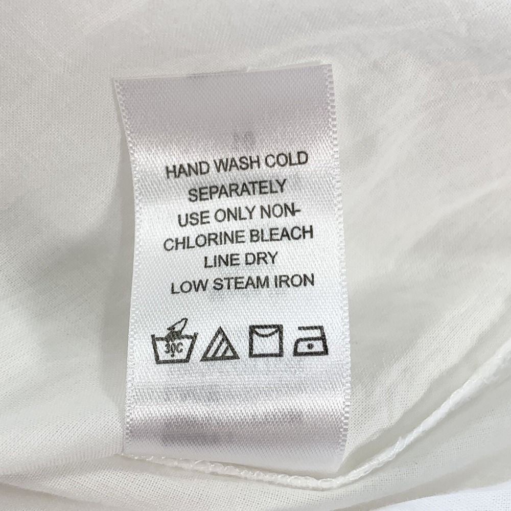 Ellos White 100% Cotton Eyelet Dress Lace Bodice Size 10 Lined Angelcore Cottage - Picture 6 of 8